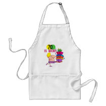 70 is Good Birthday Tshirts and Gifts Apron