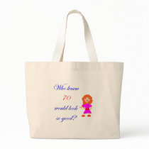 70 looks so good canvas bag