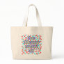 70 Red Dots Old Canvas Bag