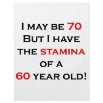 70 stamina