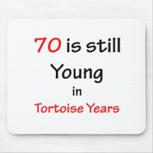 70 Tortoise Years Mouse Mat