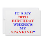 70 Where's my spanking? invitations