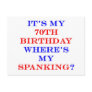 70 Where's my spanking?