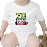 70 Year Old Birthday Cake T-shirts