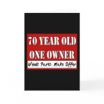 70 Year Old, One Owner - Needs Parts, Make Offer Card