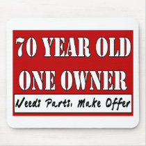 70 Year Old, One Owner - Needs Parts, Make Offer Mousemats