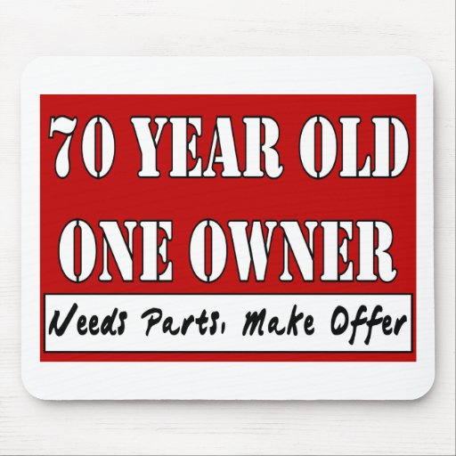 70 Year Old, One Owner - Needs Parts, Make Offer Mousemats