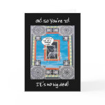 70 Years Birthday Card  - With Skeleton