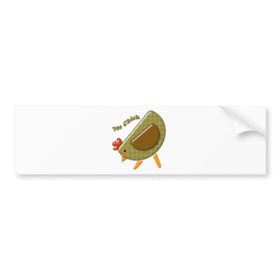 70s Chick Bumper Stickers by ginger_the_hen