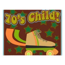 70's Child Personalized Invitations