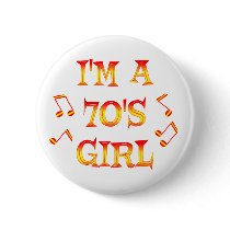 70s Girl Pin