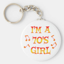 70s Girl Key Chains