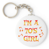 70s Girl Key Chains