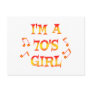 70s Girl Post Card