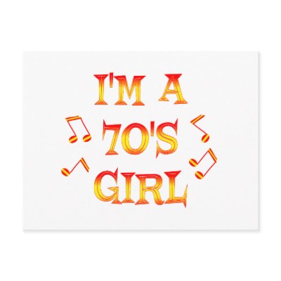 70s Girl Post Card by TLArnold6