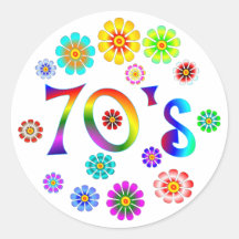 70s Love Sticker