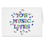 70s Music Lives Greeting Card