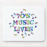 70s Music Lives Mousemat
