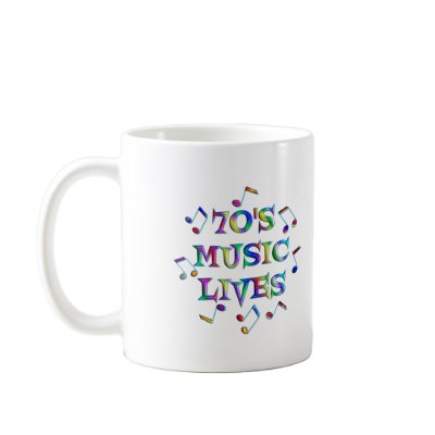 70s Music Lives Coffee Mugs by TLArnold6