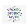 70s Music Lives Post Card