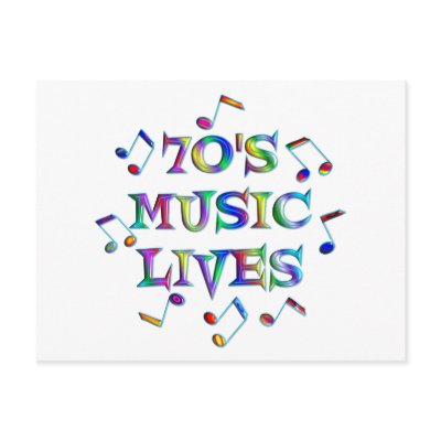 70s Music Lives Postcard by TLArnold6