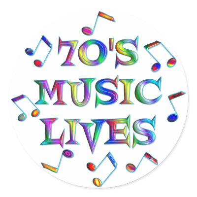 70s Music Lives Stickers by TLArnold6