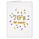 70s Music Lover Greeting Card