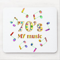 70s Music Lover Mousepads