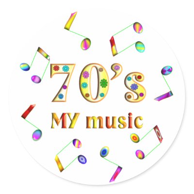 70s Music Lover Sticker by TLArnold6