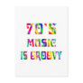 70s Music Postcard