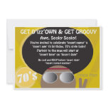 70's party invitations
