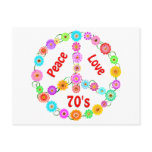70s Peace Love Post Cards