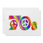 70s Peace Sign Invite