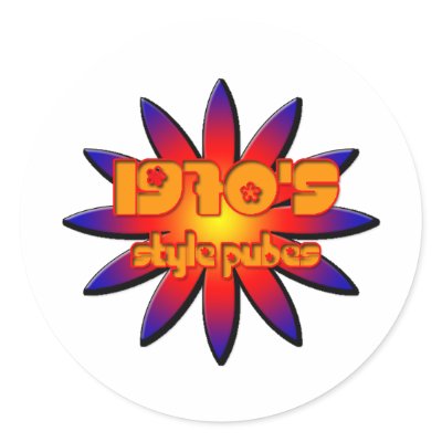 70's Pubes Stickers by uncutgoods