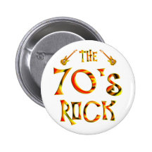 70's Rock Pinback Button