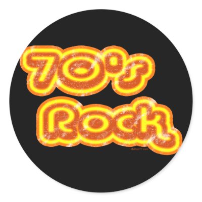 70's Rock Sticker by Method77