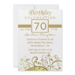 70th - 79th Birthday Party Invitations