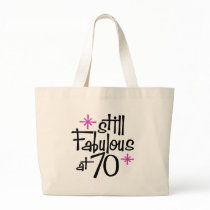 70th Birthday Canvas Bag