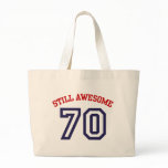 70th Birthday Canvas Bag