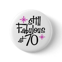 70th Birthday Pin