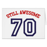 70th Birthday Card