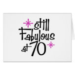 70th Birthday Card