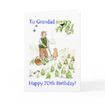 70th Birthday Card for a Grandfather