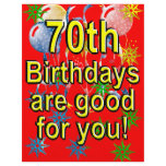 70th Birthday flyers