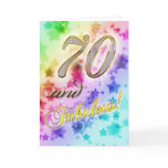 70th birthday for someone Fabulous Card