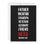 70th Birthday Hero Party Invitation