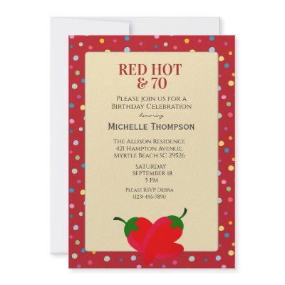 70th  Birthday Invitations by cooltees