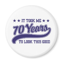 70th Birthday Magnets