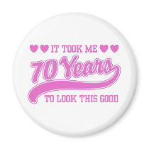 70th Birthday Magnet