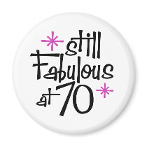 70th Birthday Magnets